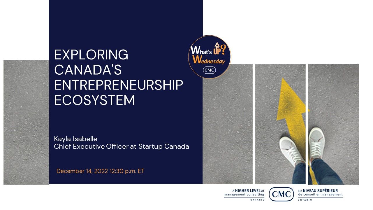 Exploring Canada's Entreprenuership Ecosystem